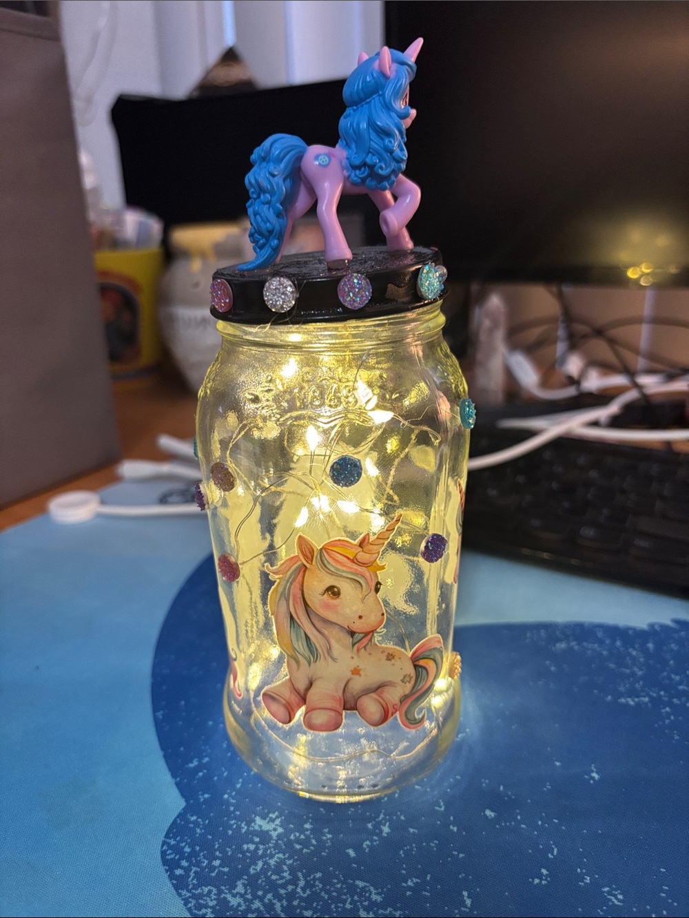 Magical Unicorn Light-Up Jar 🦄✨ - Picture 6 of 6
